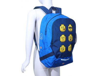 LEGO Faces Blue školský batoh