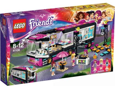 LEGO Friends 41106 Autobus pro turné popových hvězd - Poškozený obal