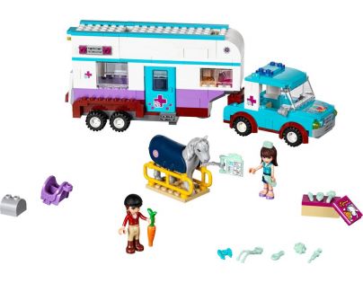 LEGO Friends 41125 Veterinářský přívěs s koněm