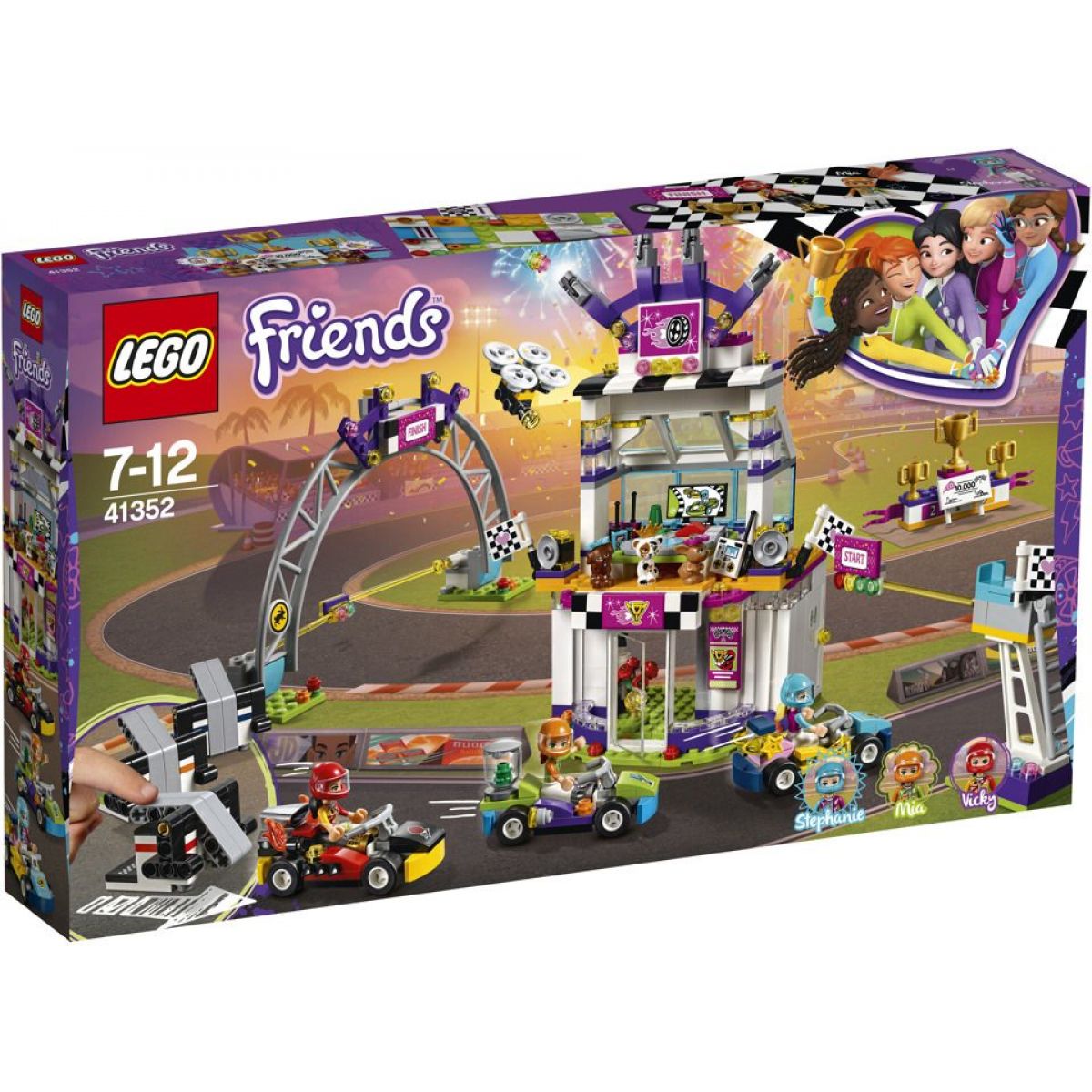LEGO Friends 41352 Deň veľkých pretekov - Poškodený obal