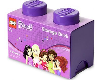 LEGO Friends Úložný box 125x252x181mm - Fialový