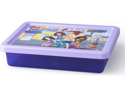 LEGO Friends úložný box S transparentní fialová