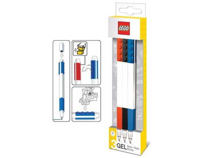 LEGO Gelové perá Mix farieb 3 ks
