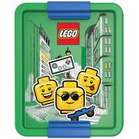 LEGO Iconic Boy box na desiatu modrozelená