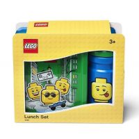 LEGO® Iconic Boy desiatový set fľaša a box modrá a zelená 3