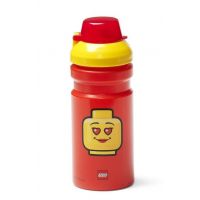 LEGO Iconic Girl desiatový set fľaša a box žltá a červená 4