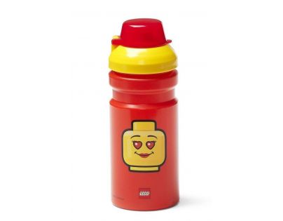 LEGO Iconic Girl desiatový set fľaša a box žltá a červená