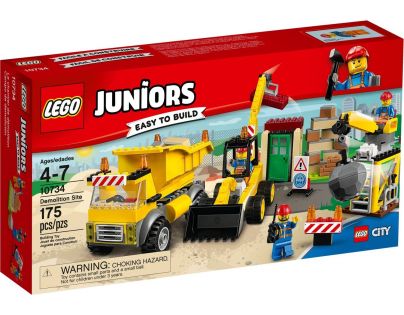 LEGO Juniors 10734 Demoliční práce na staveništi