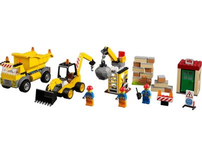 LEGO Juniors 10734 Demoliční práce na staveništi