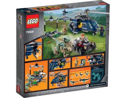 LEGO Jurassic World 75928 Prenasledovanie Blue helikoptérou