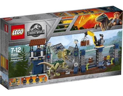 LEGO Jurassic World 75931 Útok Dilophosaura na strážne stanovisko