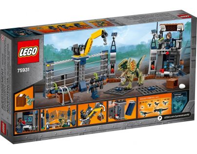 LEGO Jurassic World 75931 Útok Dilophosaura na strážne stanovisko