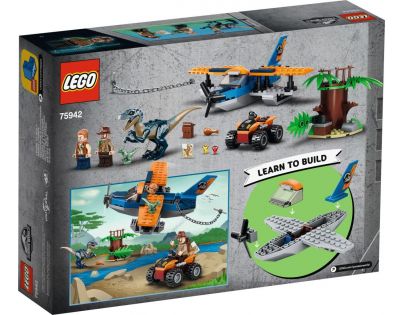 LEGO® Jurassic World 75942 Velociraptor: Záchranná misia s dvojplošníkom
