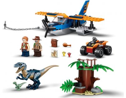 LEGO® Jurassic World 75942 Velociraptor: Záchranná misia s dvojplošníkom