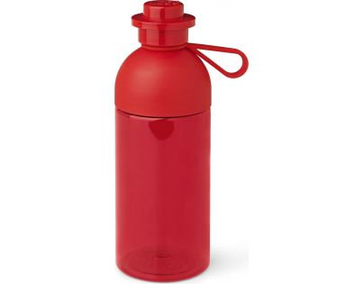 LEGO fľaša transparentná 0,5L červená