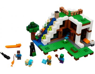 LEGO Minecraft 21134 Základňa vo vodopáde