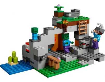LEGO Minecraft 21141 Jaskyňa so zombie
