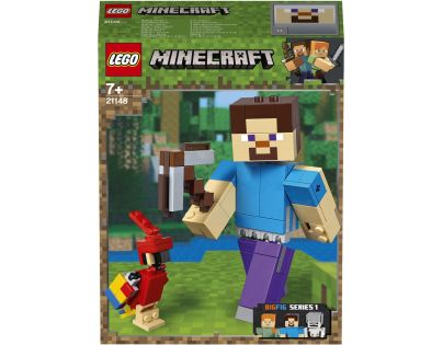 LEGO Minecraft 21148 veľká figúrka: Steve s papagájom