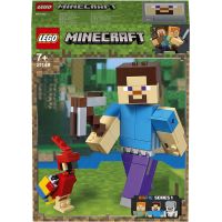 LEGO Minecraft 21148 veľká figúrka: Steve s papagájom LEGO Minecraft 21148 veľká figúrka: Steve s papagájom
