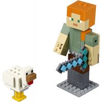 LEGO Minecraft 21149 veľká figúrka: Alex so sliepkou 2