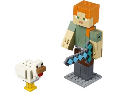 LEGO Minecraft 21149 veľká figúrka: Alex so sliepkou