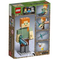 LEGO Minecraft 21149 veľká figúrka: Alex so sliepkou 3