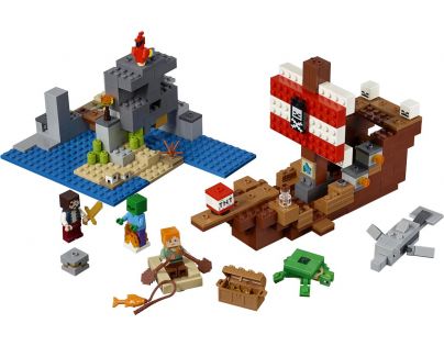 LEGO® Minecraft™ 21152 Dobrodružstvo na pirátskej lodi