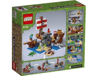 LEGO® Minecraft™ 21152 Dobrodružstvo na pirátskej lodi