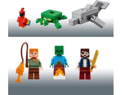 LEGO® Minecraft™ 21152 Dobrodružstvo na pirátskej lodi