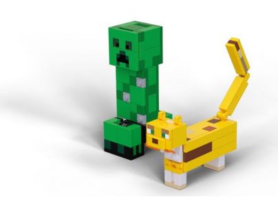 LEGO Minecraft 21156 Veľká figúrka: Creeper™ a Ocelot