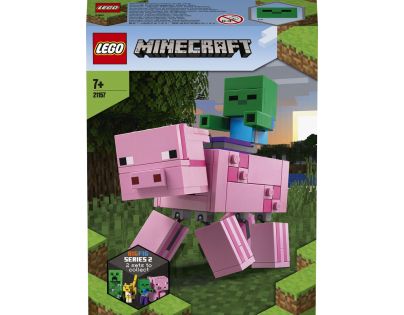 LEGO Minecraft 21157 Veľká figúrka: Prasa a malé zombie