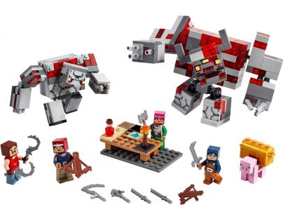 LEGO® Minecraft™ 21163 Bitva o rudit