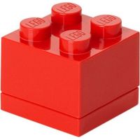 LEGO® Mini Box 4,6 x 4,6 x 4,3 cm Červený