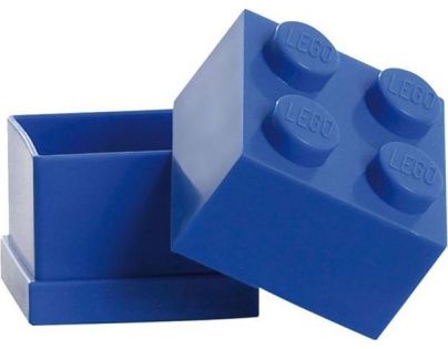 LEGO® Mini Box 4,6 x 4,6 x 4,3 cm Modrý