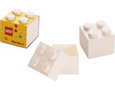 LEGO® Mini Box 4,6 x 4,6 x 4,3 cm biely
