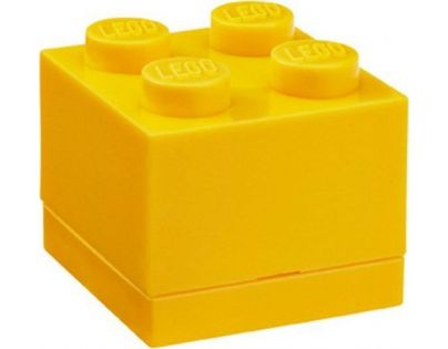 LEGO Mini Box 4,6x4,6x4,3cm Žltá