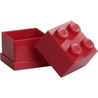 LEGO Mini Box 4,6 x 4,6 x 4,3 cm červený 2