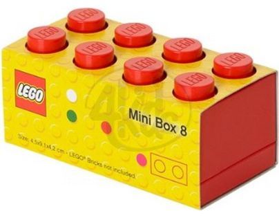 LEGO Mini Box 46x92x51 mm - Červený