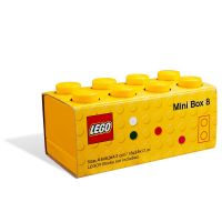 LEGO Mini Box 4,6 x 9,3 x 4,3 cm žltý 2
