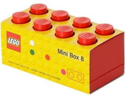 LEGO Mini Box 4,6 x 9,3 x 4,3 cm Červená