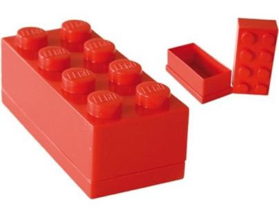 LEGO Mini Box 4,6 x 9,3 x 4,3 cm Červená