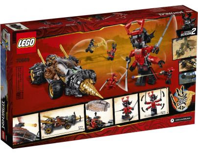LEGO Ninjago 70669 Coleov raziaci vrták - Poškodený obal
