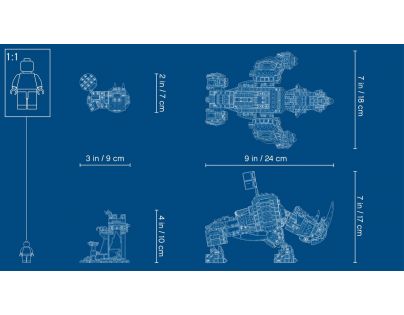 LEGO® NINJAGO® 71719 Zaneov nindžorožec
