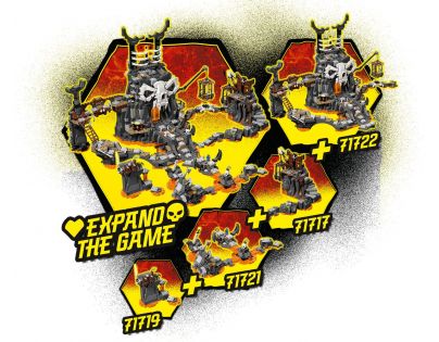 LEGO® NINJAGO® 71722 Jaskyňa Čarodejníka lebiek