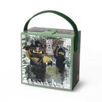 Lego Ninjago Movie box s rukojetí army zelená 3