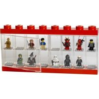 LEGO® Zberateľská skrinka na 16 minifigúrok Červená farba 2