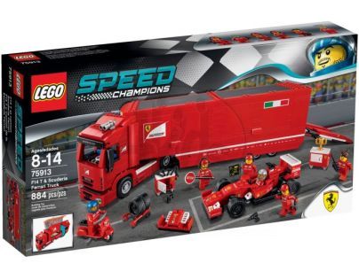 LEGO Speed Champions 75913 - Kamión pro vůz F14 T týmu Scuderia Ferrari