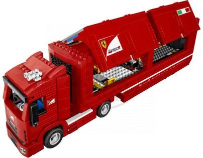 LEGO Speed Champions 75913 - Kamión pro vůz F14 T týmu Scuderia Ferrari