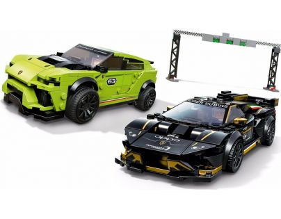 LEGO® Speed Champions 76899 Lamborghini Urus ST-X & Lamborghini Huracán Super Trofeo EVO