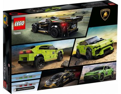 LEGO® Speed Champions 76899 Lamborghini Urus ST-X & Lamborghini Huracán Super Trofeo EVO